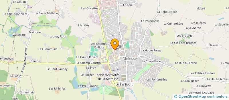 localisation de l'entreprise MONSIEUR RONAN CORRE  MELESSE