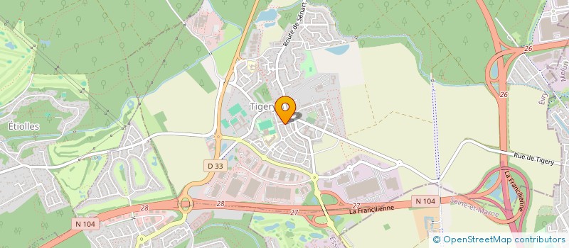 localisation de l'entreprise MONSIEUR RONAN CRAS  TIGERY