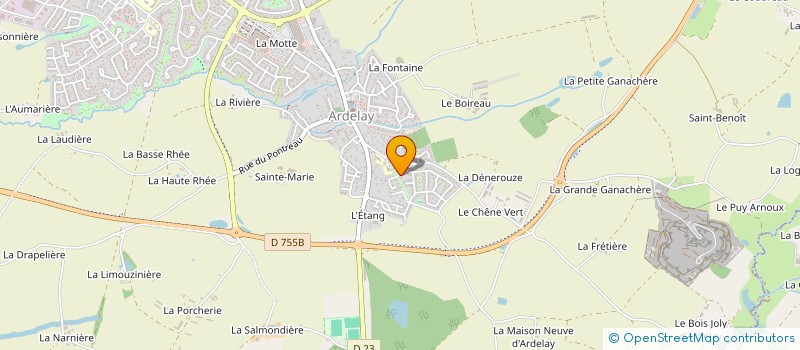 localisation de l'entreprise MONSIEUR RONAN DABANCOURT  LES HERBIERS