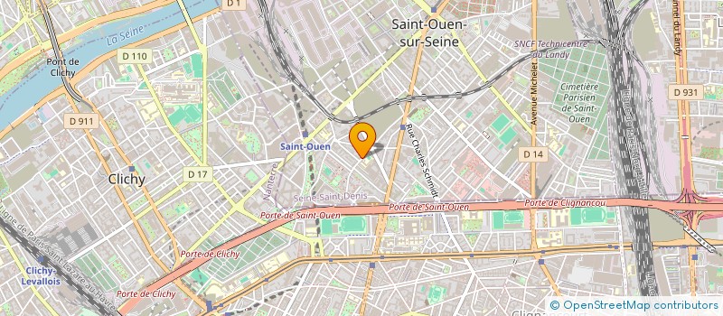 localisation de l'entreprise MONSIEUR RONAN DANIELLOU  SAINT-OUEN-SUR-SEINE