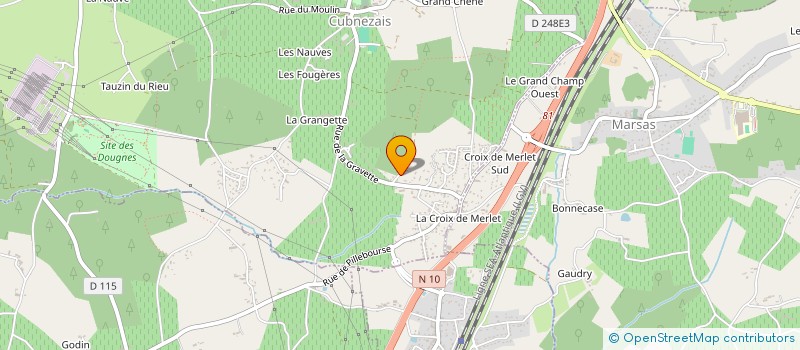 localisation de l'entreprise MONSIEUR RONAN DAVID  CUBNEZAIS