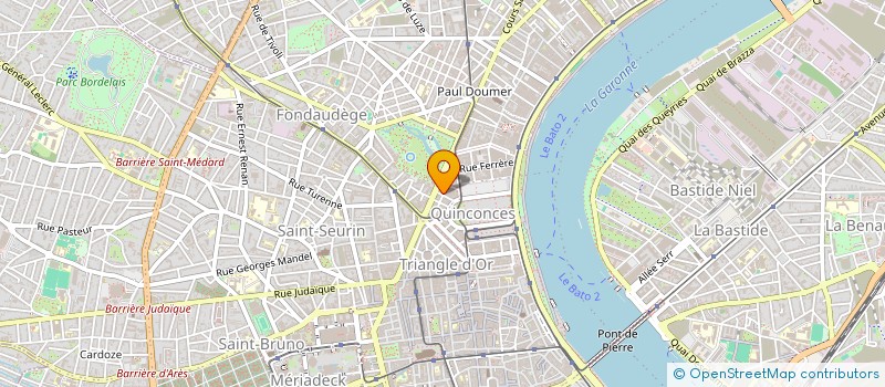 localisation de l'entreprise MONSIEUR RONAN DE QUELEN  BORDEAUX