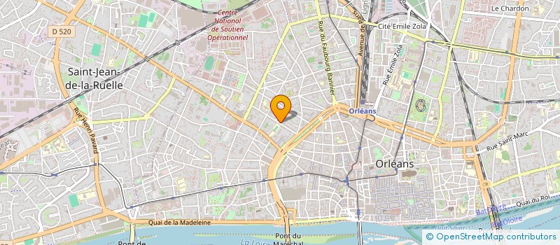 localisation de l'entreprise MONSIEUR RONAN DEBALLON  ORLEANS