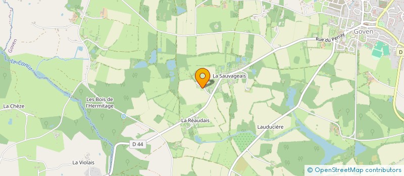 localisation de l'entreprise MONSIEUR RONAN DENIS  GOVEN