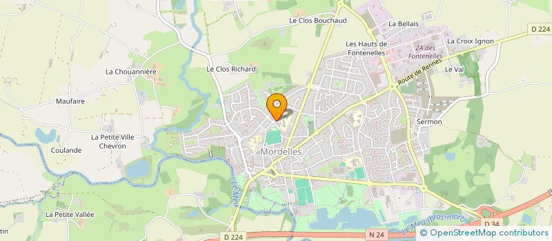 localisation de l'entreprise MONSIEUR RONAN DERUET  CINTRE