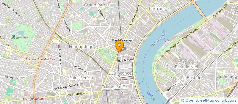 localisation de l'entreprise MONSIEUR RONAN DURO  BORDEAUX