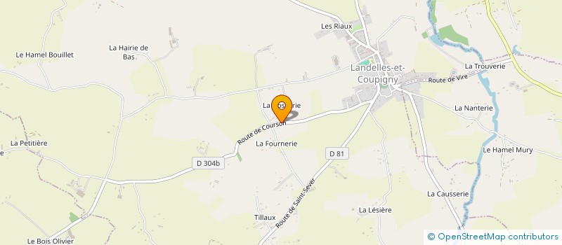 localisation de l'entreprise MONSIEUR RONAN ENGUEHARD  LANDELLES-ET-COUPIGNY