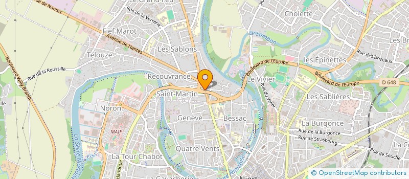 localisation de l'entreprise MONSIEUR RONAN ESNAULT  NIORT