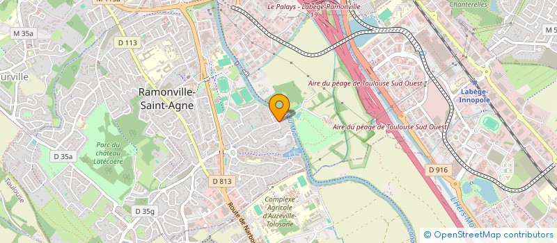 localisation de l'entreprise MONSIEUR RONAN EUDELINE  RAMONVILLE ST AGNE