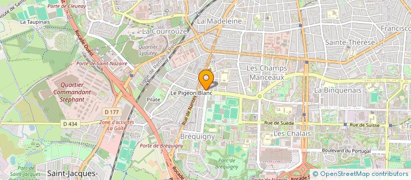 localisation de l'entreprise MONSIEUR RONAN FERRE  RENNES