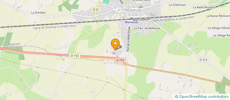 localisation de l'entreprise MONSIEUR RONAN GOUANVIC à MALANSAC