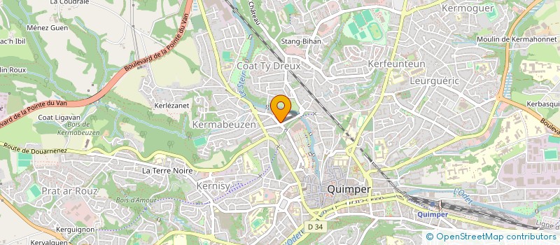 localisation de l'entreprise MONSIEUR RONAN GOUZIEN à QUIMPER