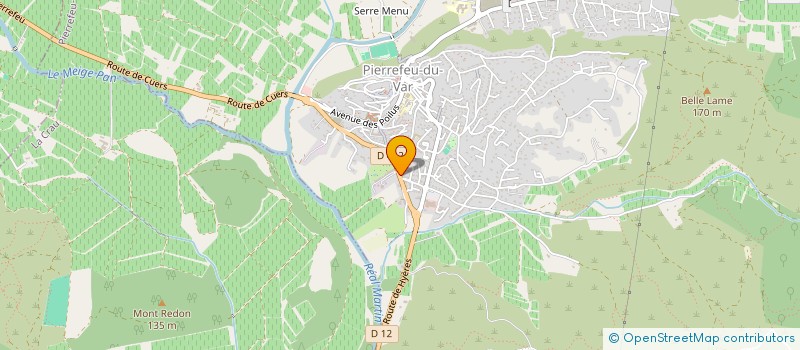 localisation de l'entreprise MONSIEUR RONAN GRIS  PIERREFEU-DU-VAR