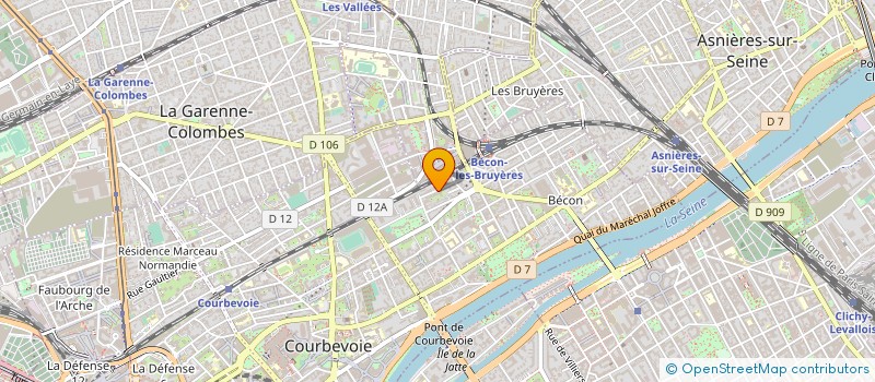 localisation de l'entreprise MONSIEUR RONAN GRIVAZ à COURBEVOIE