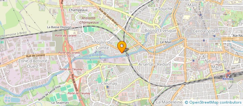 localisation de l'entreprise MONSIEUR RONAN GUERIN  RENNES