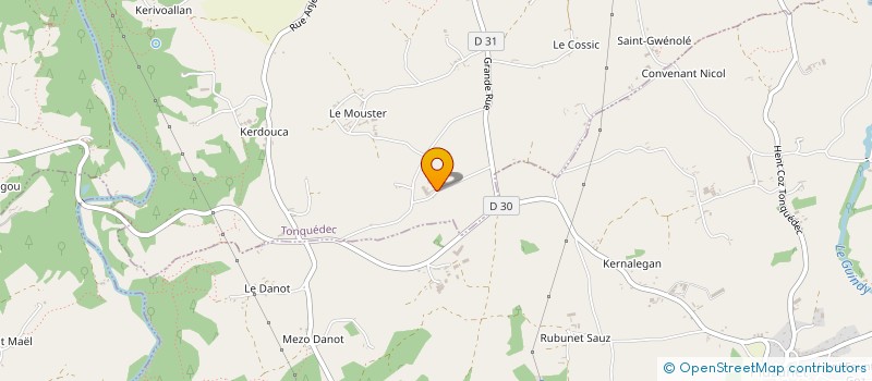 localisation de l'entreprise MONSIEUR RONAN GUERNION à TONQUEDEC