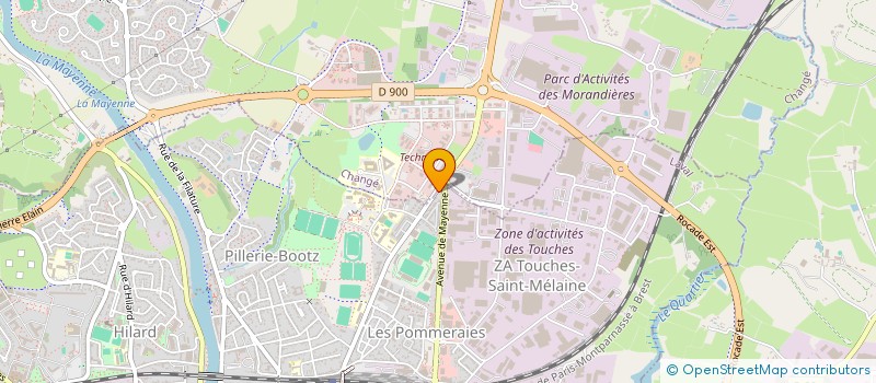 localisation de l'entreprise MONSIEUR RONAN GUILLEUX à LAVAL