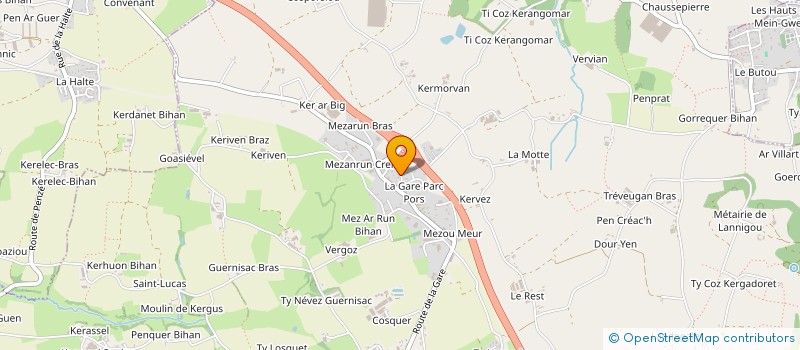 localisation de l'entreprise MONSIEUR RONAN GUIVARCH  TAULE