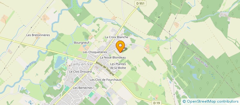 localisation de l'entreprise MONSIEUR RONAN GWENAEL YANN TREMOUREUX à LAILLY-EN-VAL