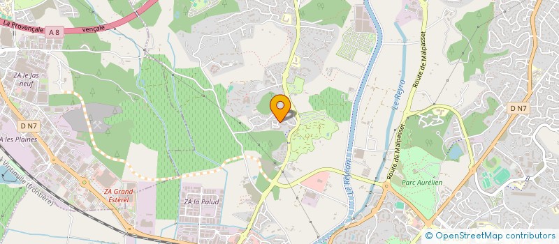 localisation de l'entreprise MONSIEUR RONAN HAMCHACHA à FREJUS