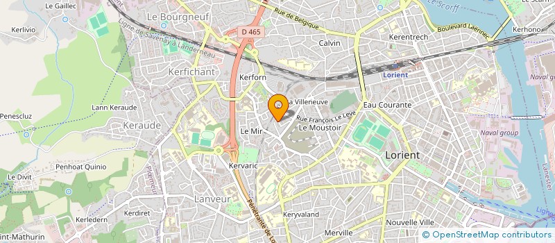 localisation de l'entreprise MONSIEUR RONAN HENTGEN--IZAGUIRRE  LORIENT