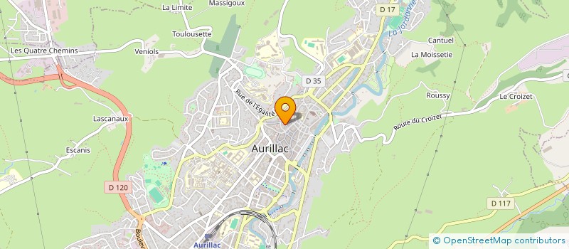 localisation de l'entreprise MONSIEUR RONAN HERZOG à AURILLAC