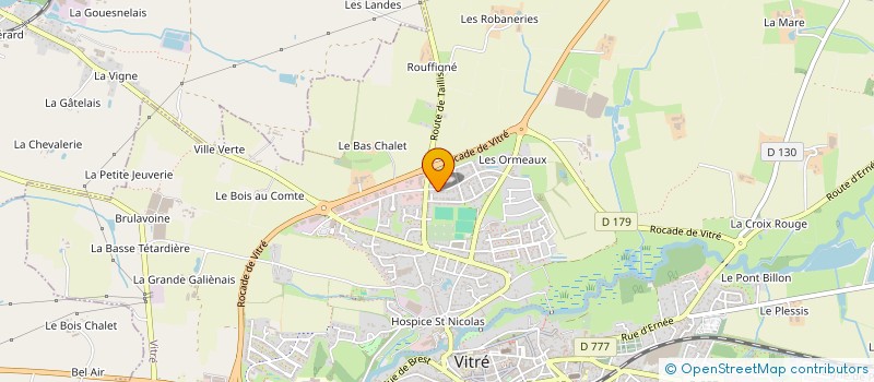 localisation de l'entreprise MONSIEUR RONAN HOUDEAU  VITRE