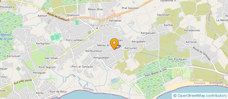 localisation de l'entreprise MONSIEUR RONAN JEGOU  PENMARCH