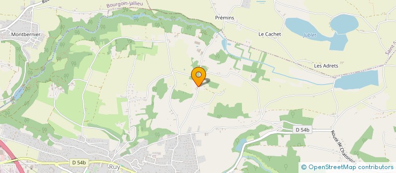 localisation de l'entreprise MONSIEUR RONAN JOUAULT  RUY-MONTCEAU