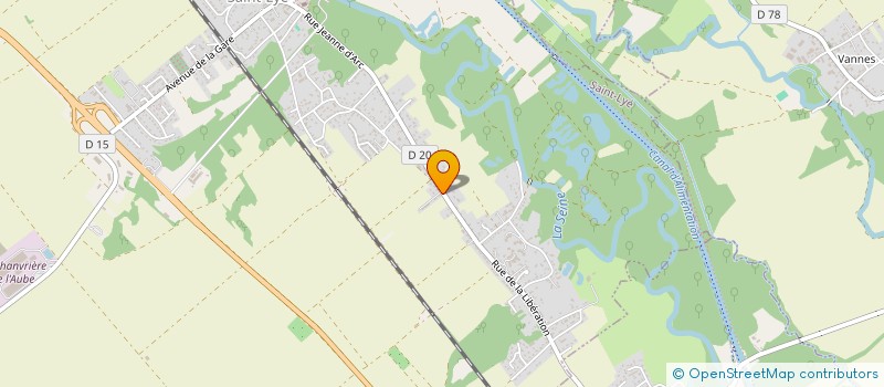 localisation de l'entreprise MONSIEUR RONAN JOUIN  SAINT-LYE