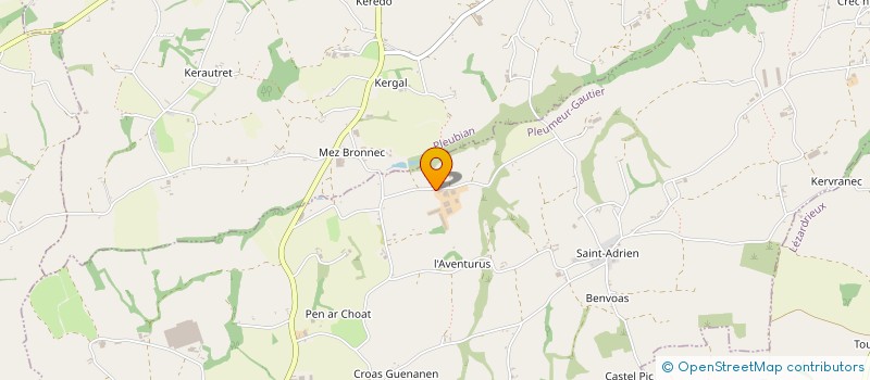localisation de l'entreprise MONSIEUR RONAN KERMAREC  PLEUMEUR-GAUTIER