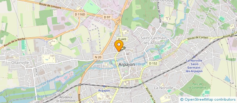 localisation de l'entreprise MONSIEUR RONAN KERZULEC à ARPAJON