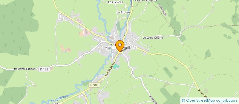 localisation de l'entreprise MONSIEUR RONAN LABASTIRE  MOULINS-ENGILBERT