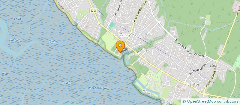 localisation de l'entreprise MONSIEUR RONAN LAFAIX  LANTON