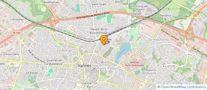 localisation de l'entreprise MONSIEUR RONAN LAMOUR à VANNES