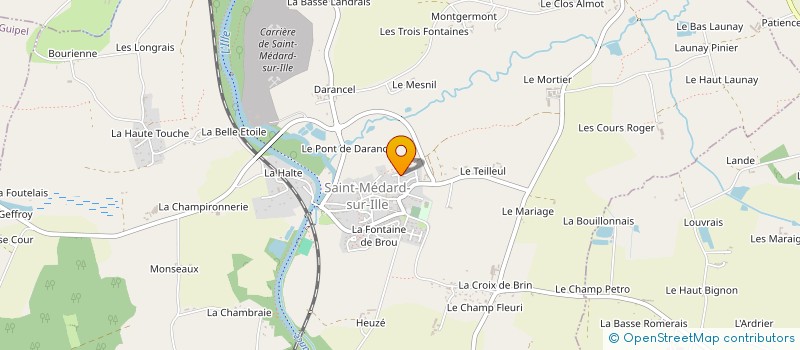 localisation de l'entreprise MONSIEUR RONAN LAVAL  SAINT-MEDARD-SUR-ILLE