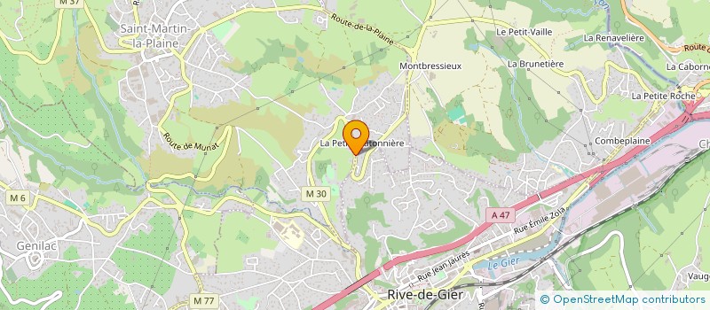 localisation de l'entreprise MONSIEUR RONAN LAVOREL  SAINT-MARTIN-LA-PLAINE