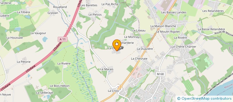 localisation de l'entreprise MONSIEUR RONAN LE BERRE à MAUVES-SUR-LOIRE