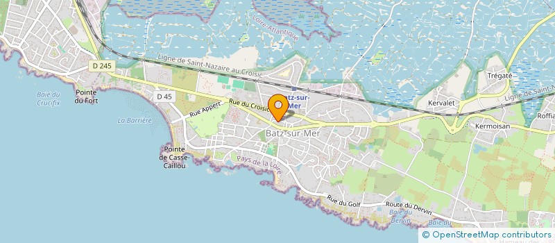 localisation de l'entreprise MONSIEUR RONAN LE BIHAN PENNANROZ  BATZ-SUR-MER