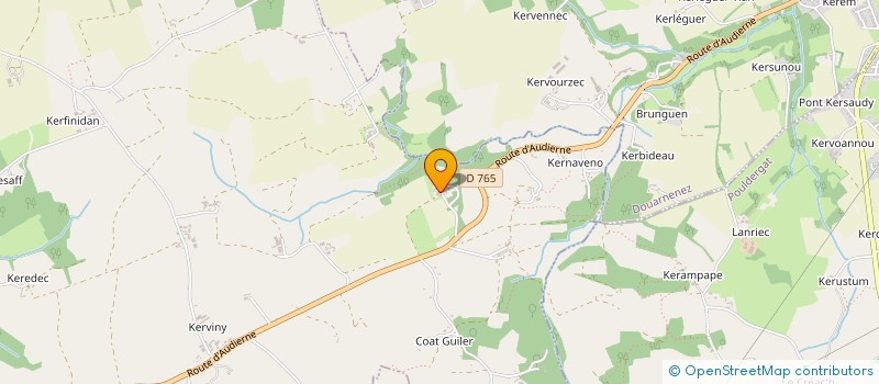 localisation de l'entreprise MONSIEUR RONAN LE BRUSQ  DOUARNENEZ