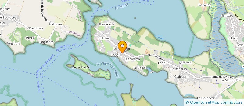 localisation de l'entreprise MONSIEUR RONAN LE CABELLEC à SENE