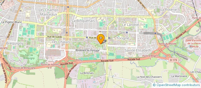 localisation de l'entreprise MONSIEUR RONAN LE CONNIAT  RENNES