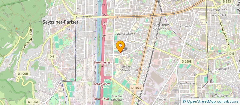 localisation de l'entreprise MONSIEUR RONAN LE GALL  GRENOBLE