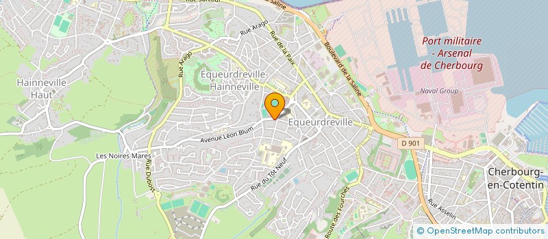 localisation de l'entreprise MONSIEUR RONAN LE GOFF  CHERBOURG-EN-COTENTIN