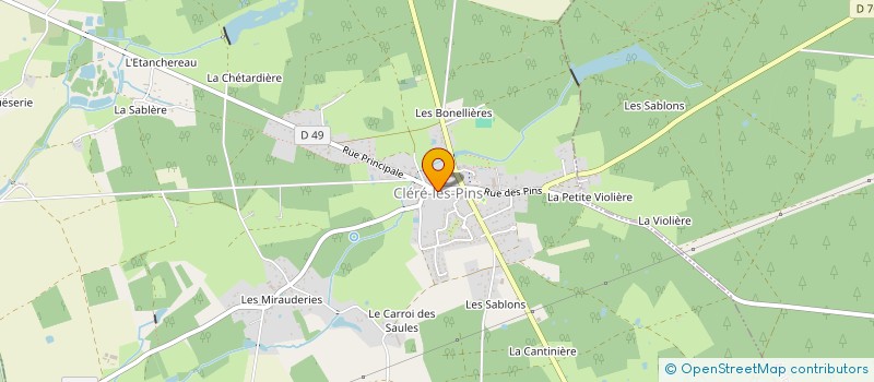 localisation de l'entreprise MONSIEUR RONAN LE GUILLOU  CLERE-LES-PINS