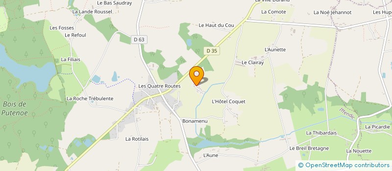 localisation de l'entreprise MONSIEUR RONAN LE GUILLOU  IFFENDIC