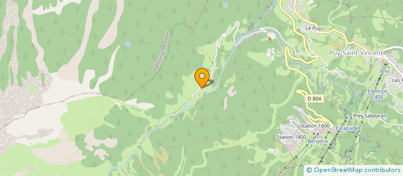 localisation de l'entreprise MONSIEUR RONAN LE PENNEC  PUY-SAINT-VINCENT