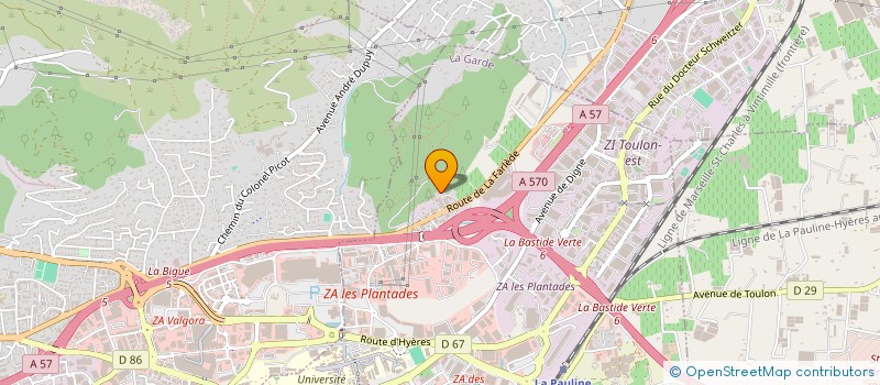 localisation de l'entreprise MONSIEUR RONAN LE PENNEC  LA GARDE