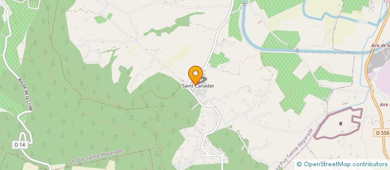 localisation de l'entreprise MONSIEUR RONAN LE QUEAU  LE PUY-SAINTE-REPARADE