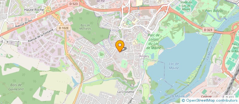 localisation de l'entreprise MONSIEUR RONAN LEHEC à ANGERS